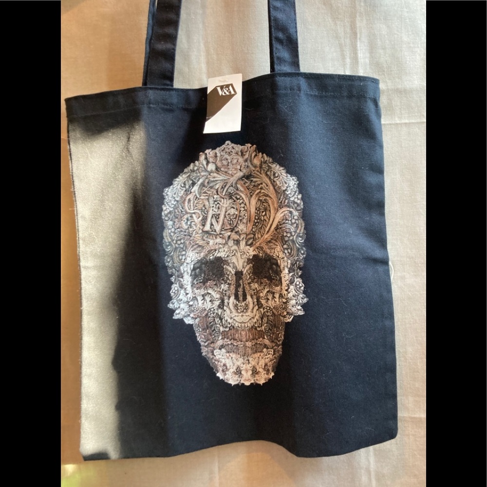 Alexander McQueen Savage Beauty V&A Skull Tote Bag